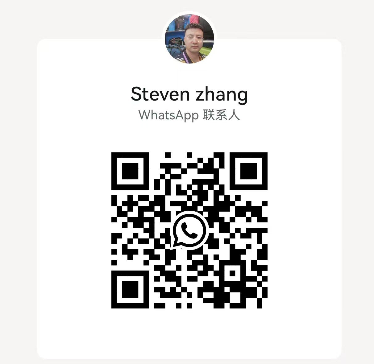 WhatsApp QR Code for Sunshine Bags