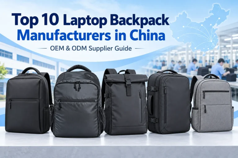 Top 10 Laptop Backpack Manufactures in China