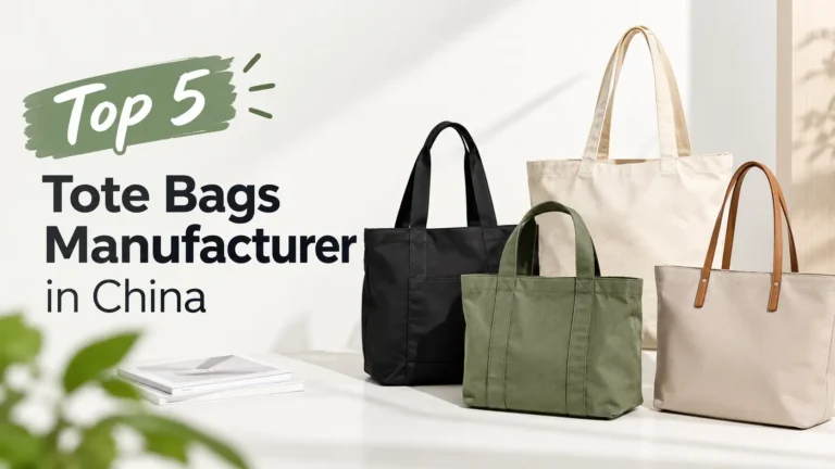 Top 5 Tote Bags Manufacturer in China